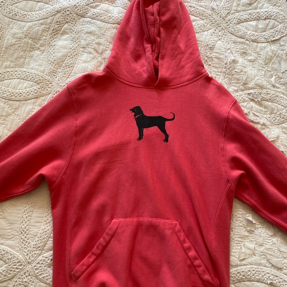Black Dog Hooded Pullover.